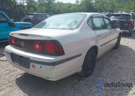 2003 Chevrolet Impala из США, поврежденный, VIN 2G1WF52E139390995